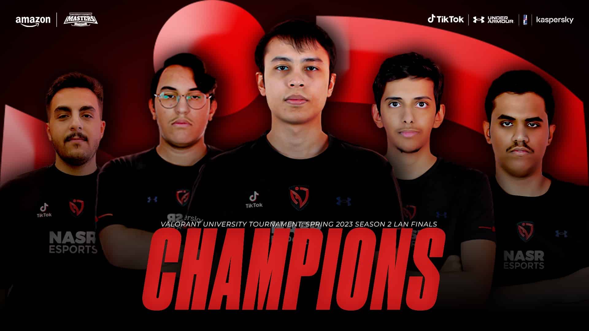 NASR Esports Crowned Amazon University Masters MENA Champions Nasr Esports